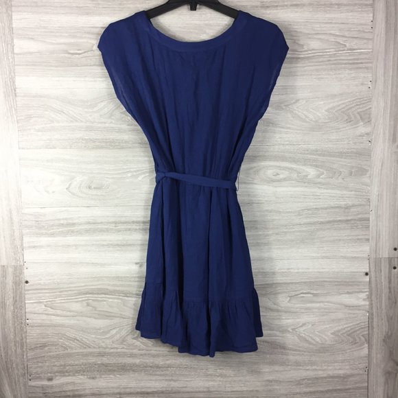 BB Dakota Navy Blue V Neck Mini Dress - Picture 3 of 6